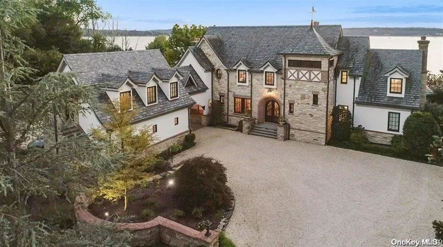 a view of a house with many windows