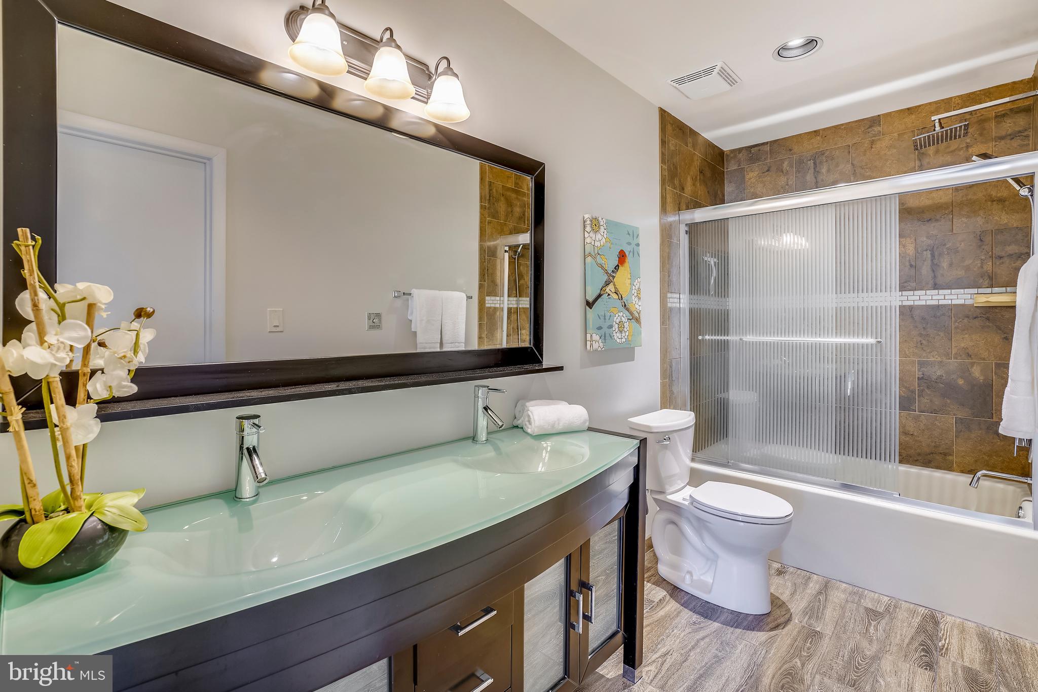 5590 Vantage Point Road, Unit 9 Columbia, MD 21044 - Photo 21 of 38 Double sink, tub/shower/whirlpool.