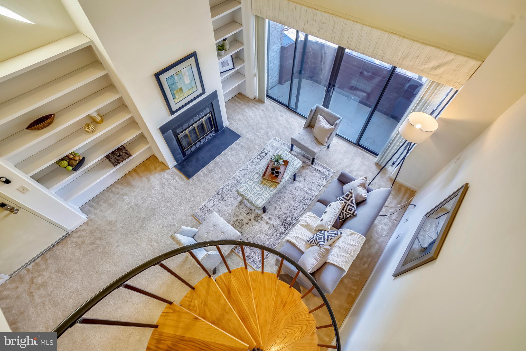 5590 Vantage Point Road, Unit 9 Columbia, MD 21044 - Photo 25 of 38 View from loft to family room.