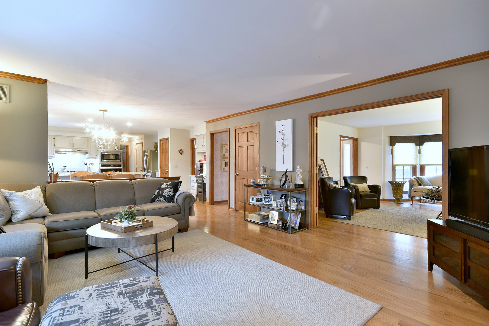 2535 Sun Valley Road Lisle, IL 60532 - Photo 15 of 54 a living room with furniture and a flat screen tv