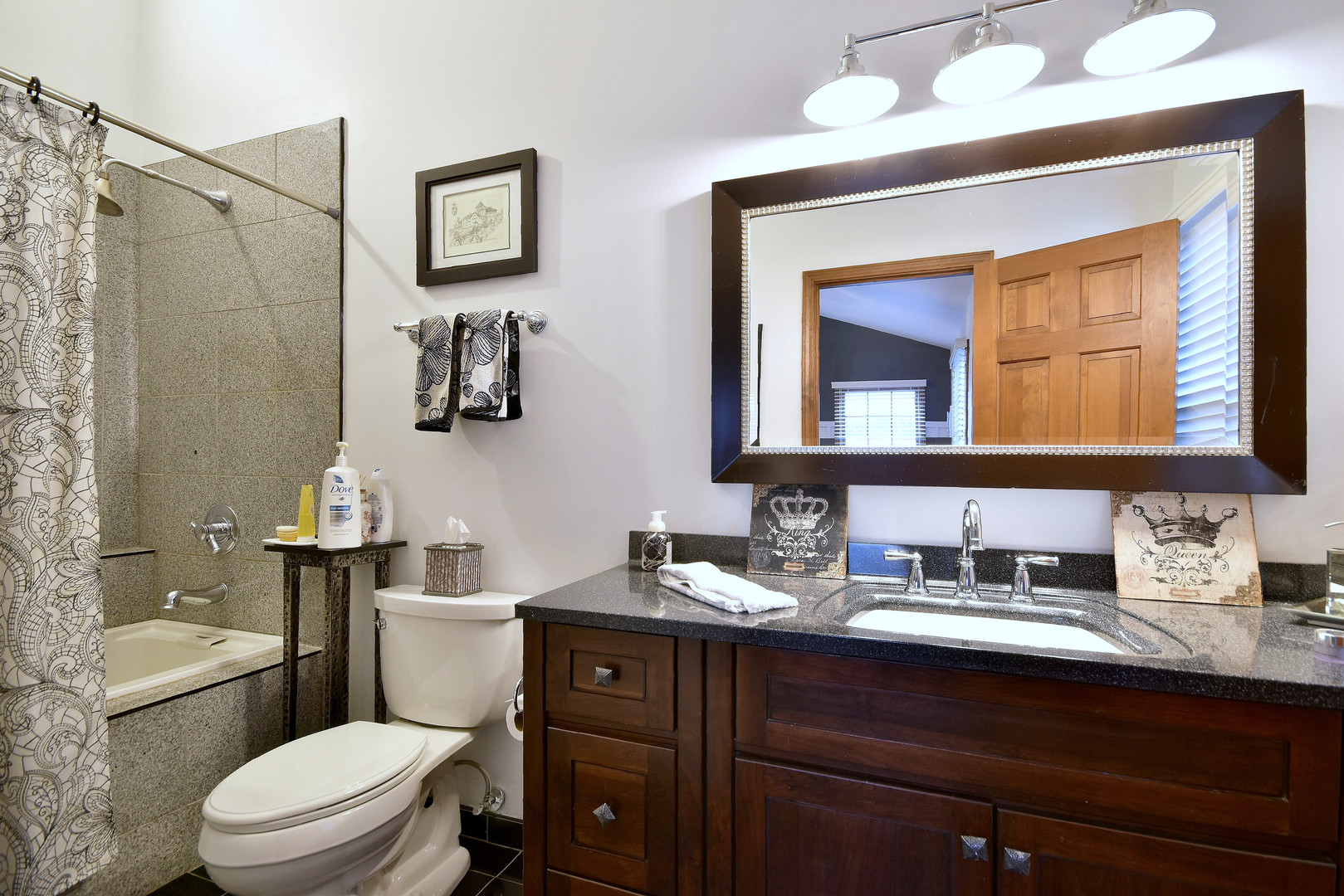 2535 Sun Valley Road Lisle, IL 60532 - Photo 29 of 54 a bathroom with a toilet a sink and mirror