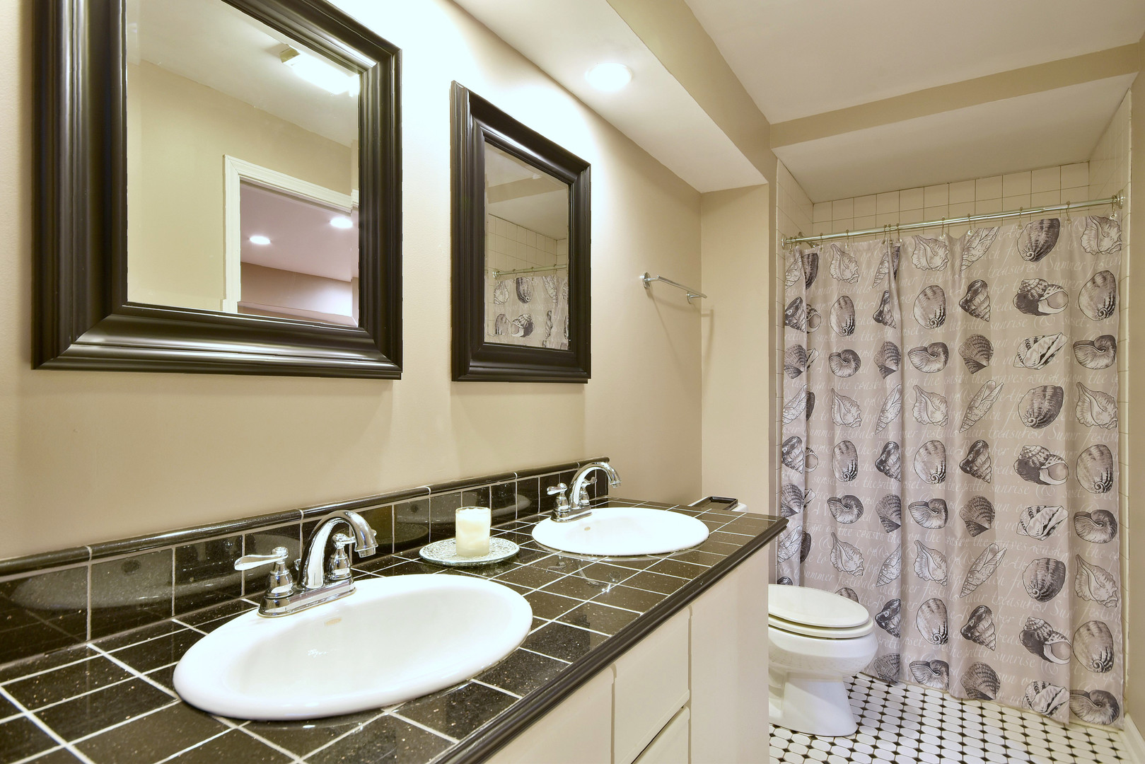 2535 Sun Valley Road Lisle, IL 60532 - Photo 39 of 54 a bathroom with a sink a toilet and a mirror