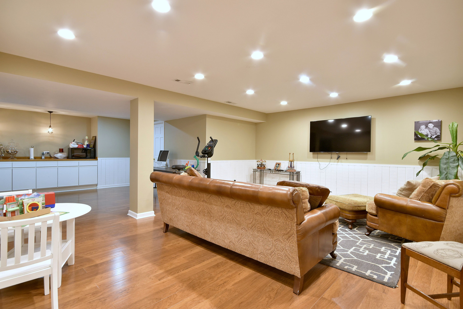 2535 Sun Valley Road Lisle, IL 60532 - Photo 45 of 54 a living room with furniture and a flat screen tv