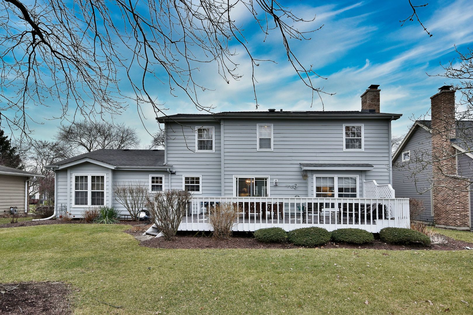 2535 Sun Valley Road Lisle, IL 60532 - Photo 51 of 54 a view of a house with a yard and deck