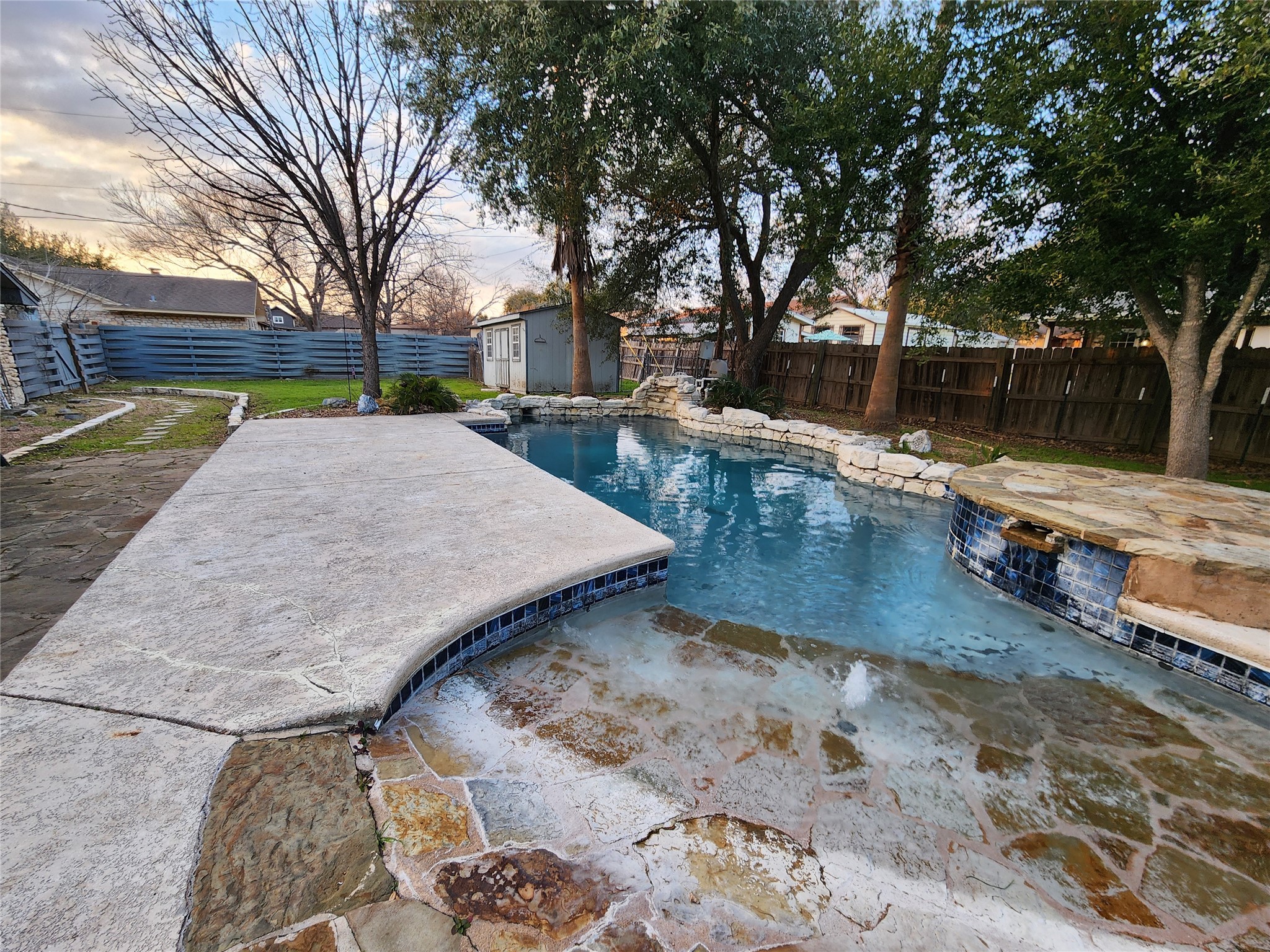 2000 Donna Drive Taylor, TX 76574 - Photo 22 of 27 a view of backyard with swimming pool