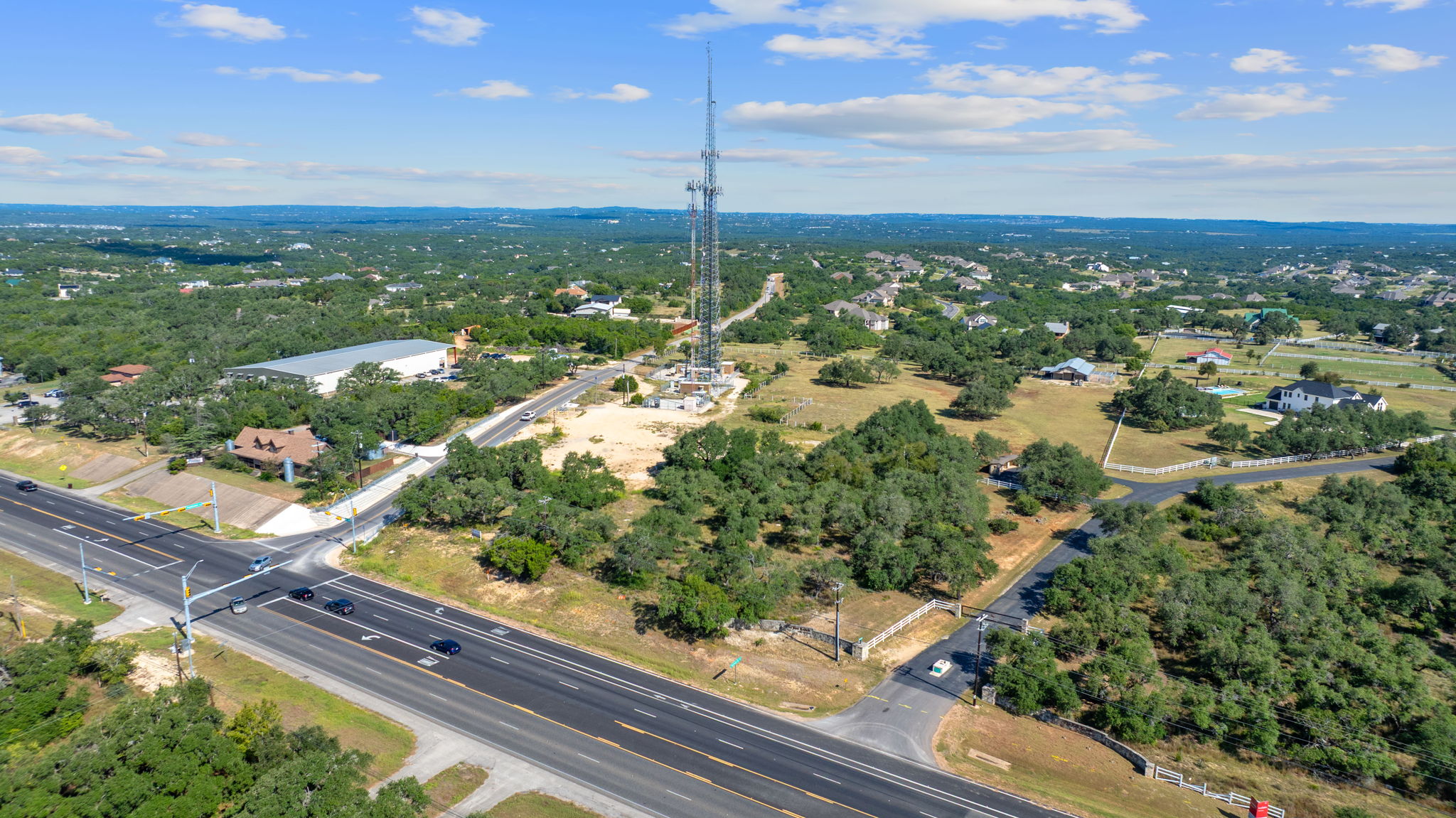 Tbd Tbd Tbd Troutwein Road Southwest Austin, TX 78737 - Photo 7 of 13 a view of a city from a balcony
