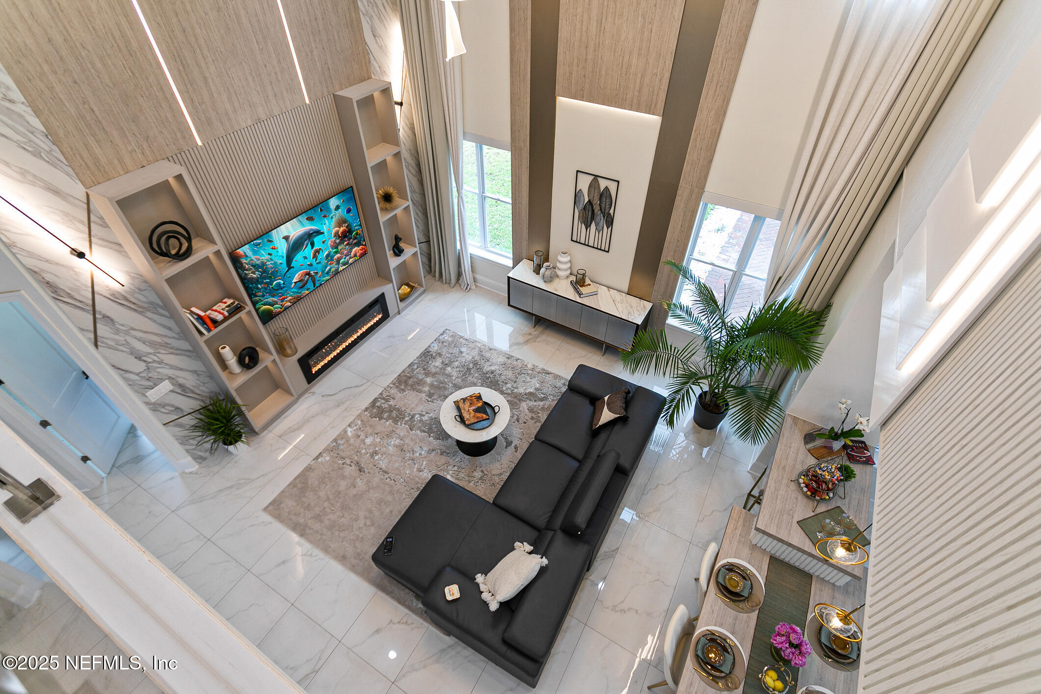 124 Mollusk Road St. Johns, FL 32259 - Photo 40 of 94 a living room with furniture and a flat screen tv