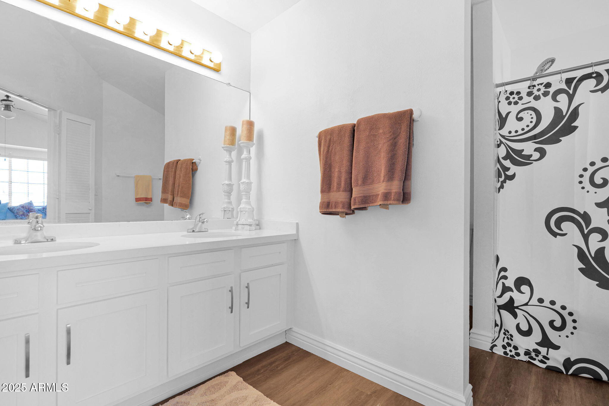 1121 West Manor Street Chandler, AZ 85224 - Photo 8 of 19 a bathroom with a sink and a mirror