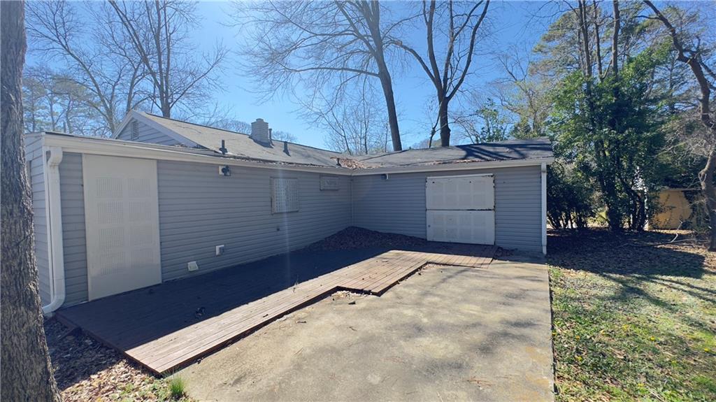 4262 Lindsey Drive Decatur, GA 30035 - Photo 5 of 7 a view of backyard with large trees