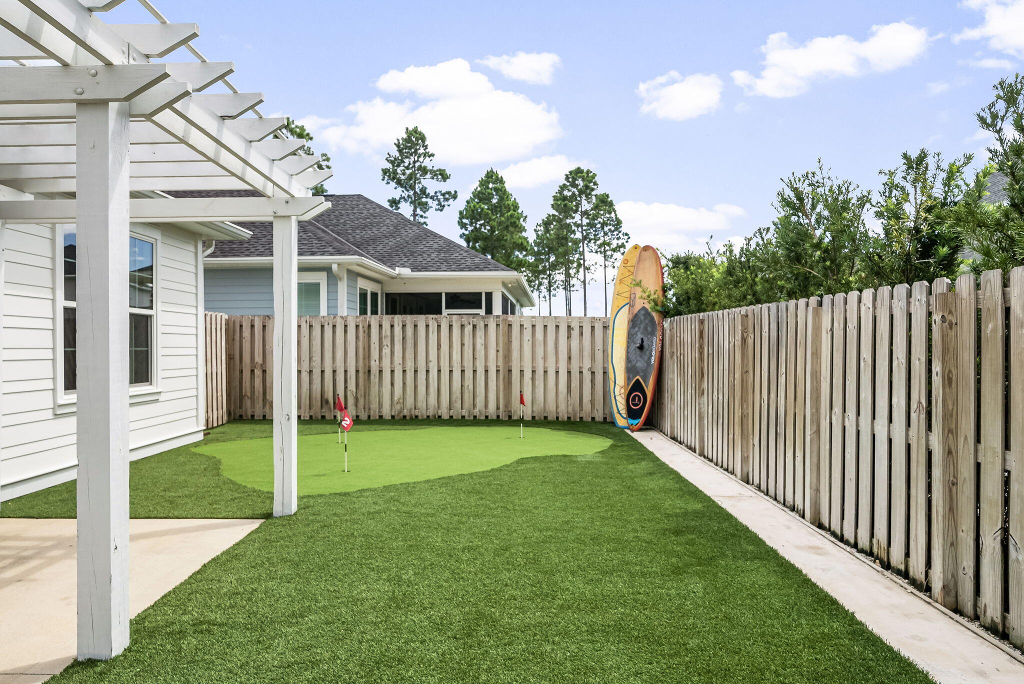 290 Windrow Way Watersound, FL 32461 - Photo 39 of 43 a view of a backyard with a garden