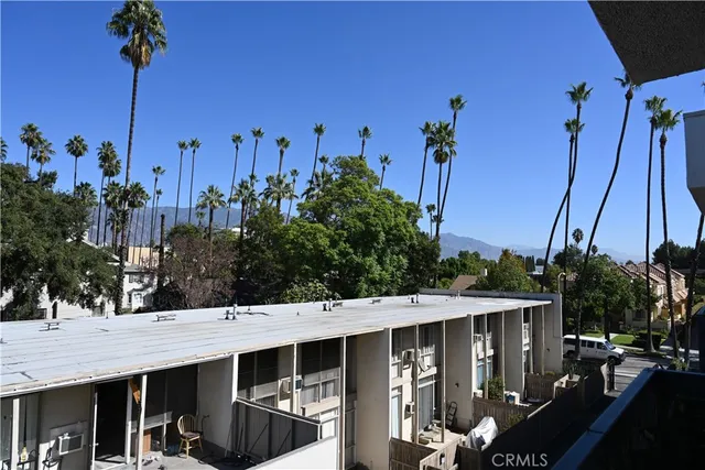 an empty room with a workbench