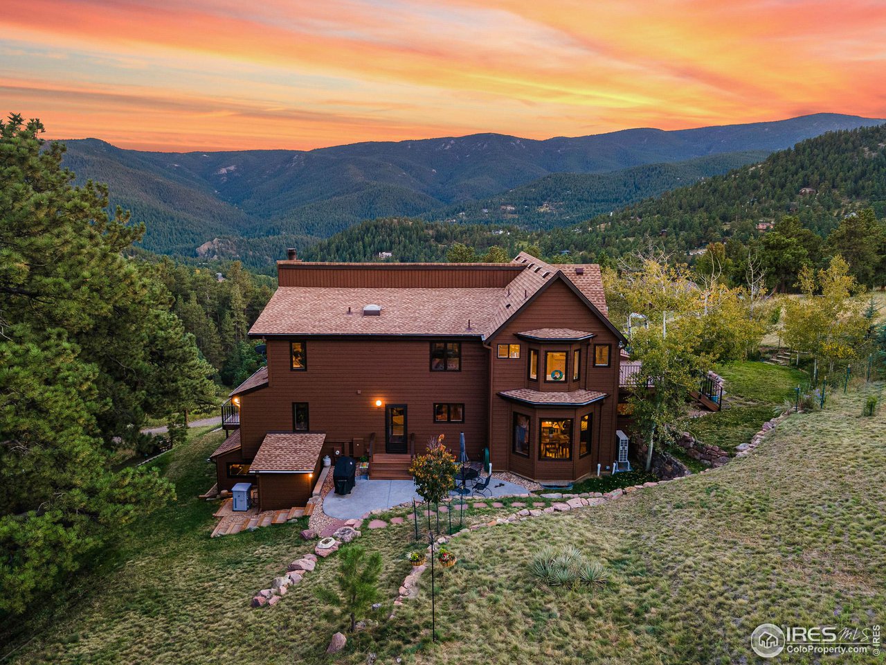 297 Broken Fence Road Boulder, CO 80302 - Photo 2 of 39 Looking south - Quiet and serene with tremendous southern views