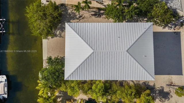 a view of a lake with houses