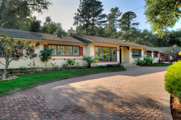 2516 Sycamore Canyon Road Montecito, CA 93108 - Photo 15 of 15 a front view of a house with garden