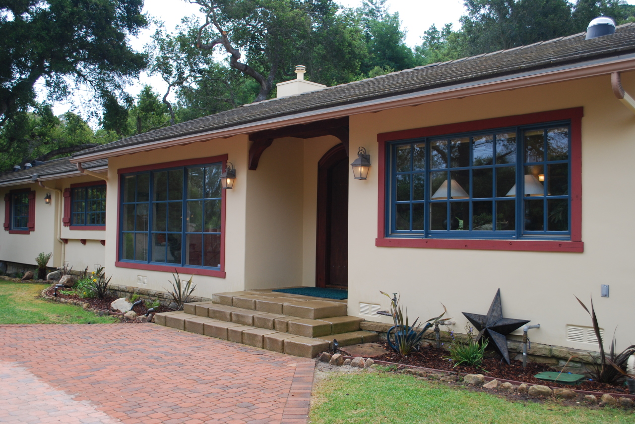 2516 Sycamore Canyon Road Montecito, CA 93108 - Photo 2 of 15 a front view of a house with garden