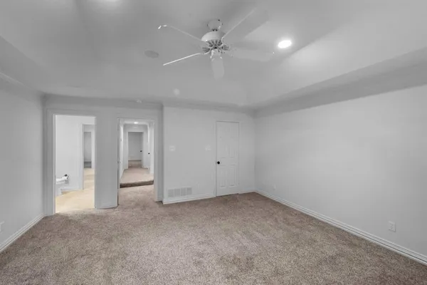 a room with pool table