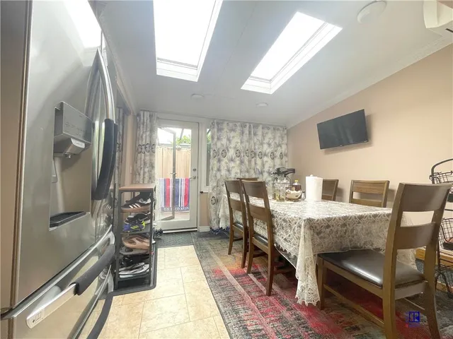 a room that has a couch and a table in it