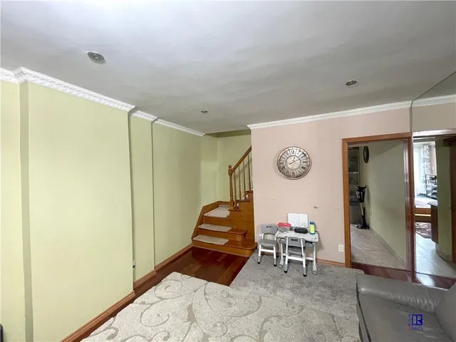 a very nice looking room with a large window