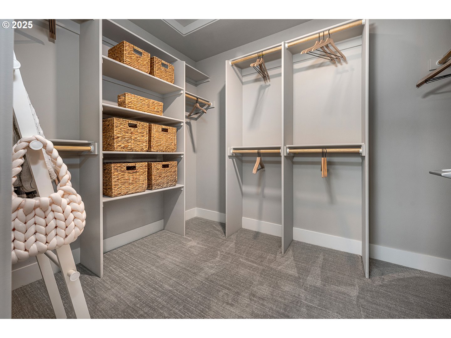 7083 Southwest Alder Lane Wilsonville, OR 97070 - Photo 24 of 35 a view of closet area with empty racks