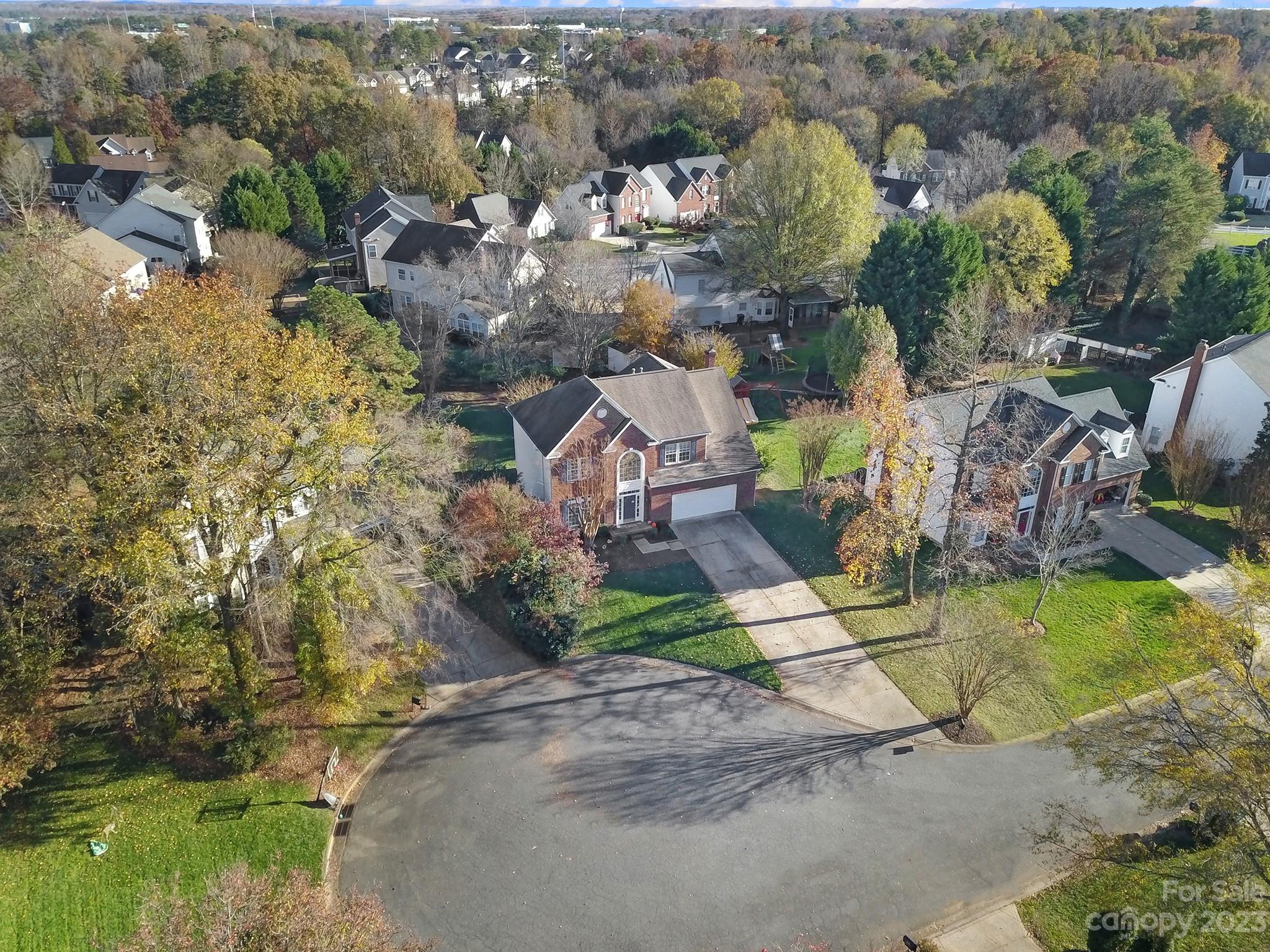 524 Whitehead Court Fort Mill, SC 29708 - Photo 40 of 45 an aerial view of a house with a yard and lake view