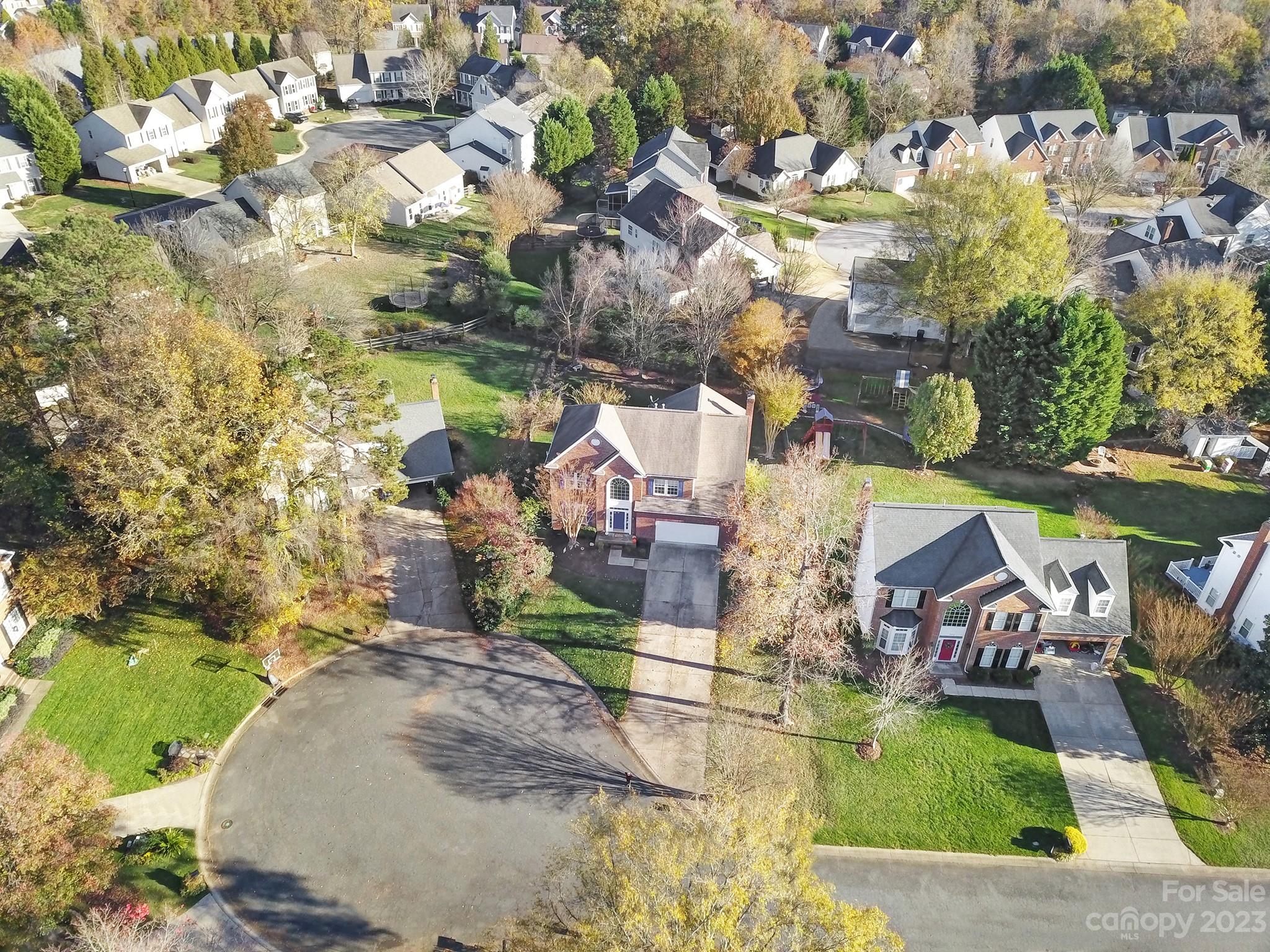 524 Whitehead Court Fort Mill, SC 29708 - Photo 41 of 45 an aerial view of residential houses with outdoor space and street view