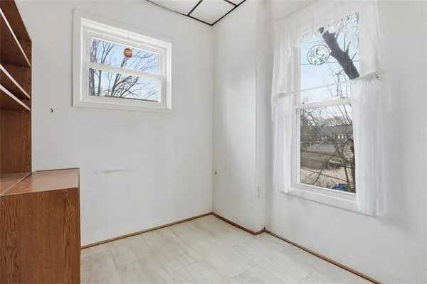 a view of front door with hallway
