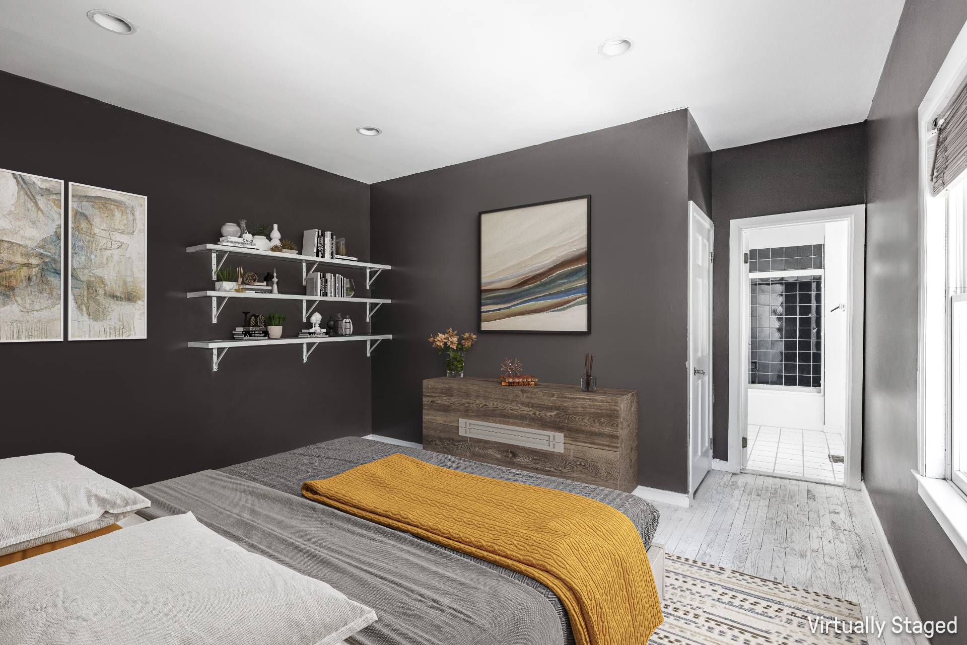 23 Fieldview Lane East Hampton, NY 11937 - Photo 12 of 16 a bedroom with a bed and a cabinets