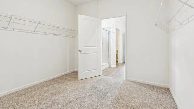 a view of an empty room