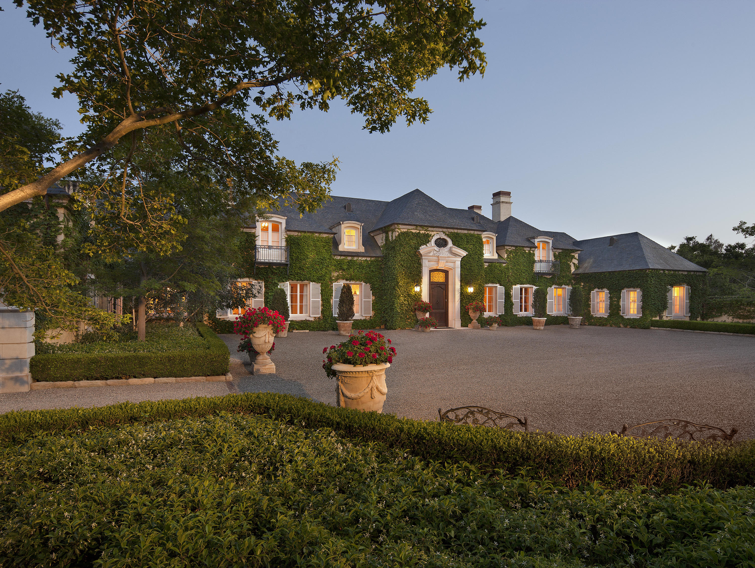690 Picacho Lane Montecito, CA 93108 - Photo 5 of 22 a front view of a house with garden
