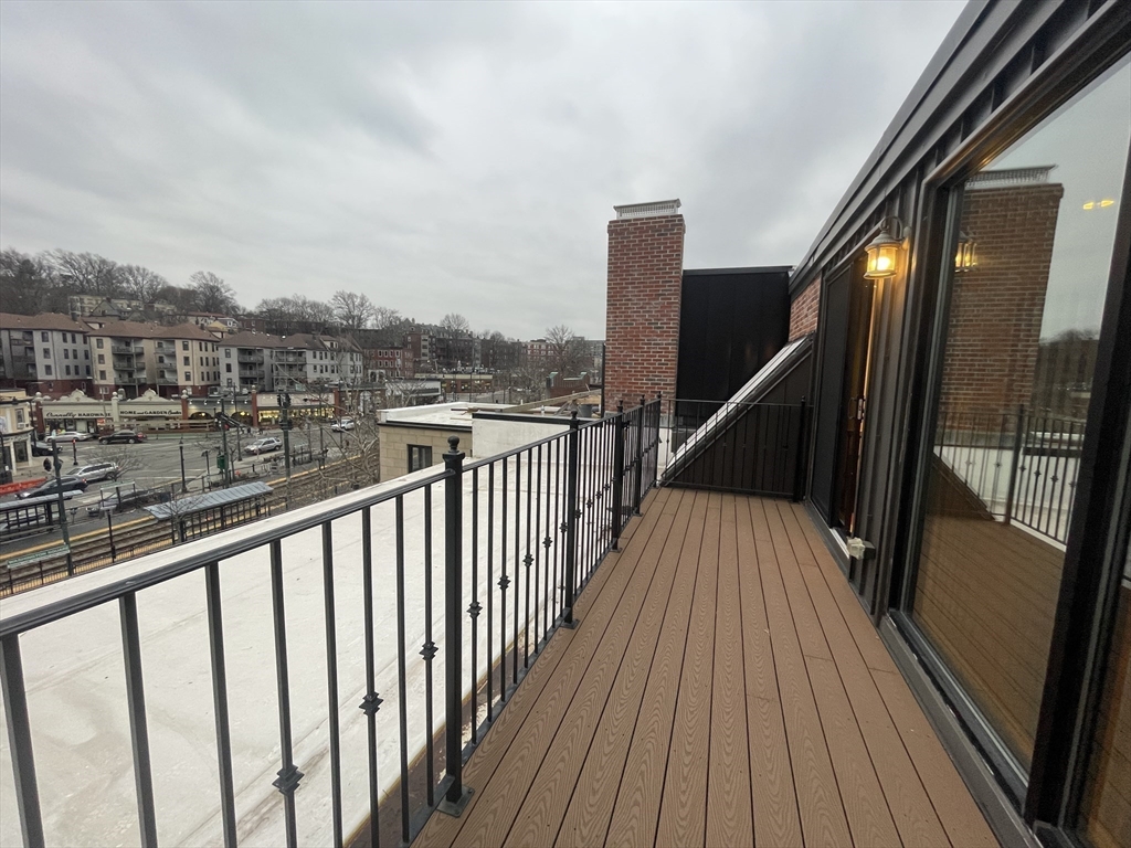 1616 Beacon Street, Unit 3 Brookline, MA 02446 - Photo 6 of 17 a view of balcony with staircase
