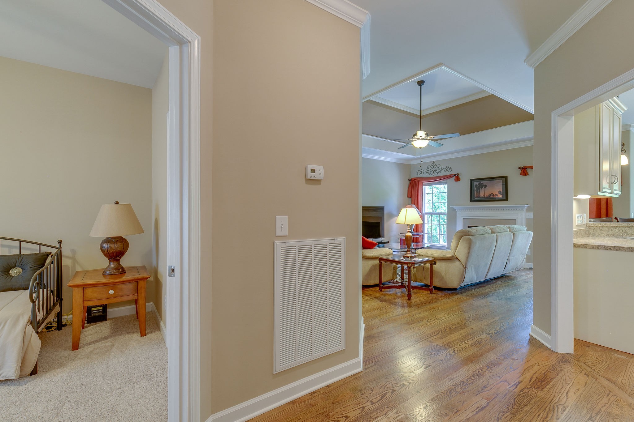 1104 Golf View Way Spring Hill, TN 37174 - Photo 24 of 31 a living room with furniture and a wooden floor