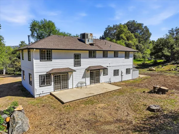 a swimming pool with a yard