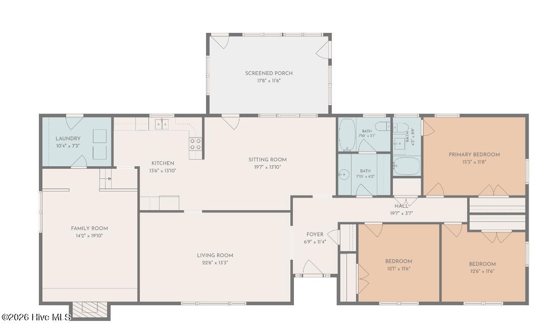 6364 Niblick Road Grifton, NC 28530 - Photo 48 of 48 Floor plan