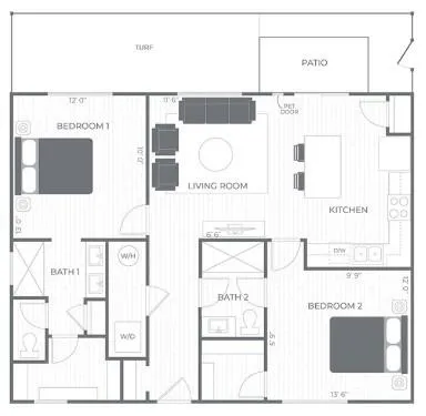 $2,399 | 3950 Dechman Drive, Unit 3018, Grand Prairie, TX 75052