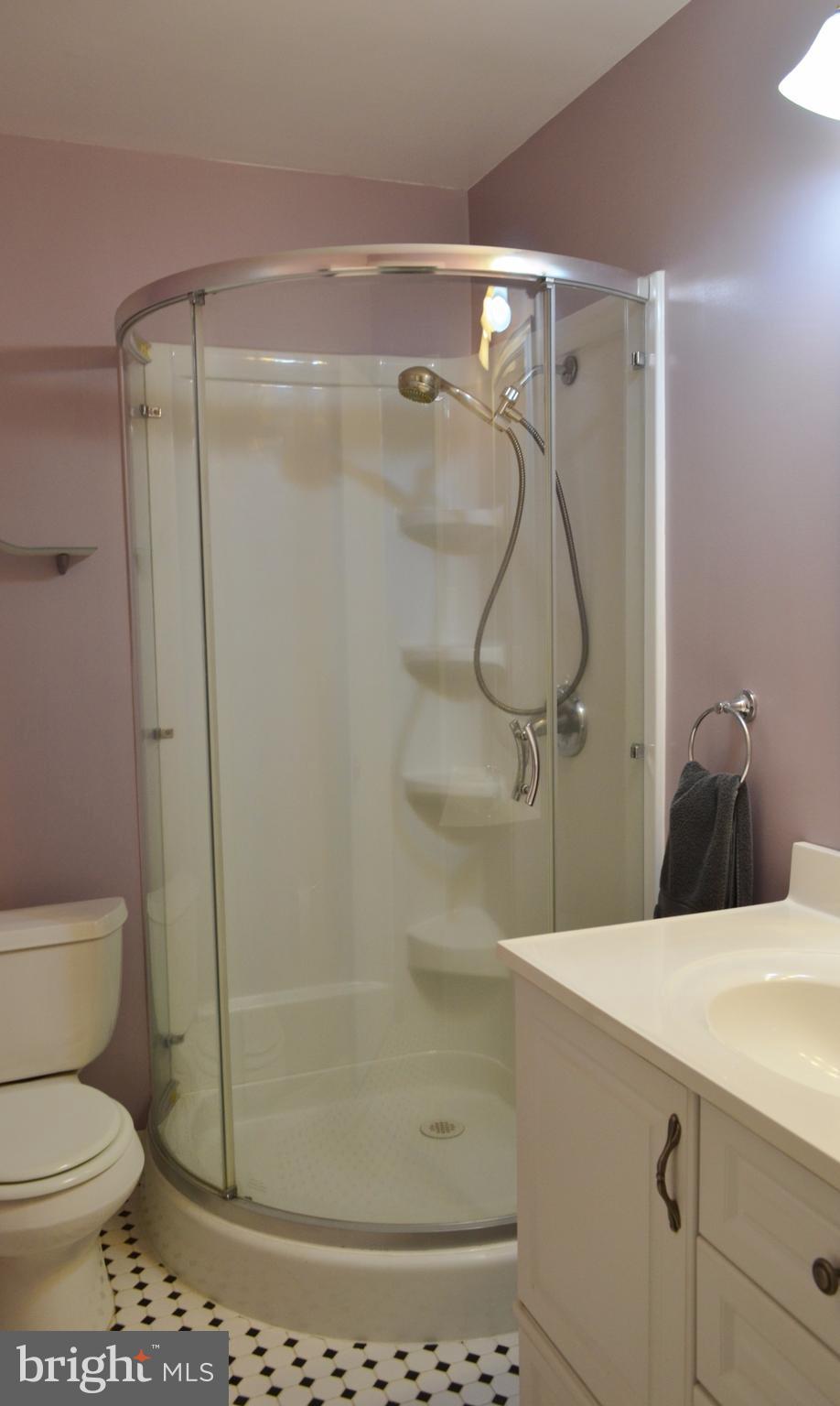 1365 Moyer Road Annapolis, MD 21403 - Photo 15 of 23 a bathroom with a shower a toilet and a sink