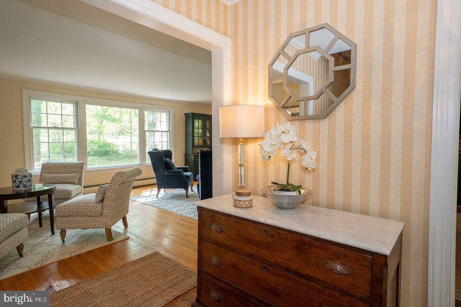 340 Chester Road Devon, PA 19333 - Photo 7 of 48 a living room with furniture and wooden floor