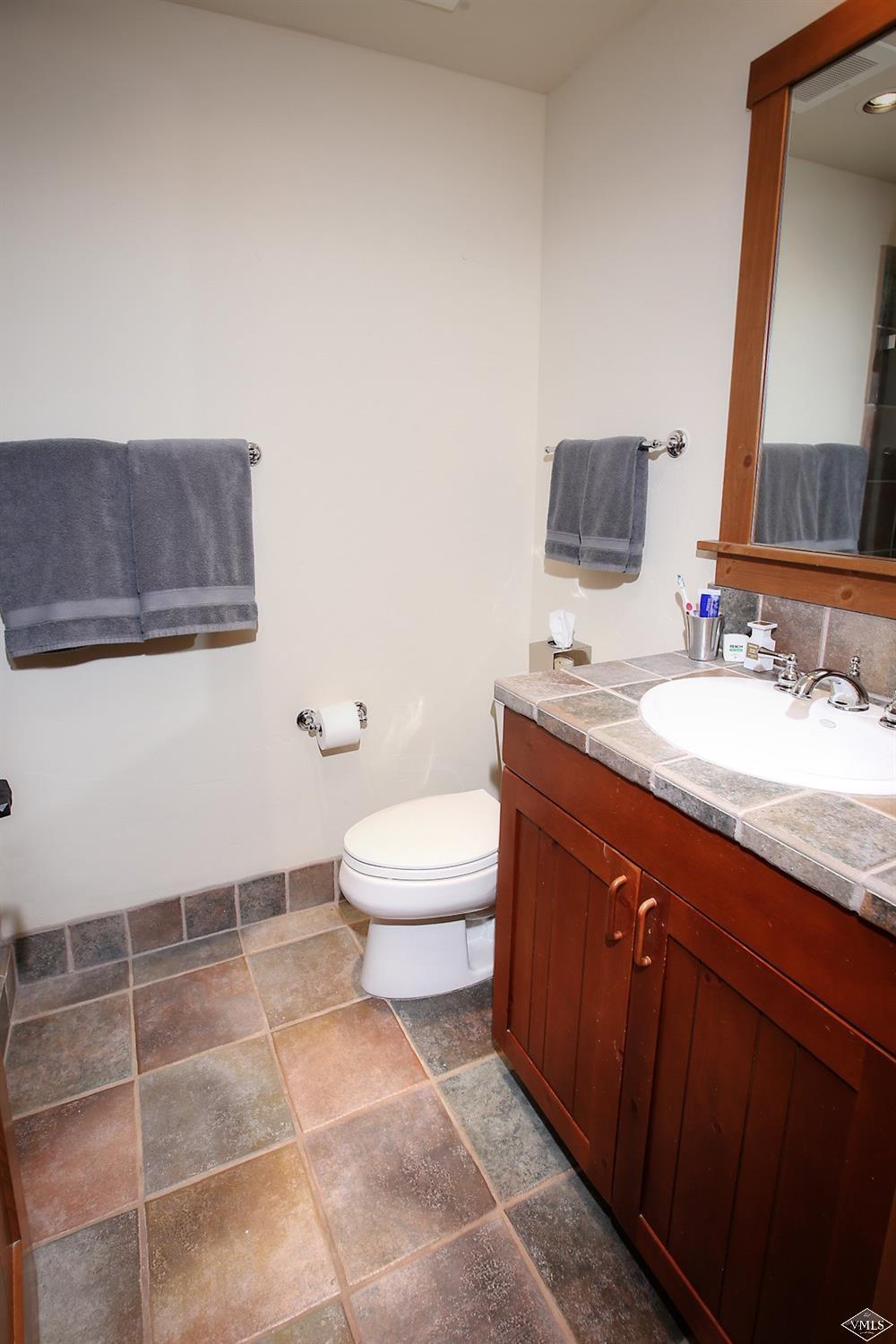 404 Cresta Road Edwards, CO 81632 - Photo 16 of 25 a spacious bathroom with a toilet sink and mirror