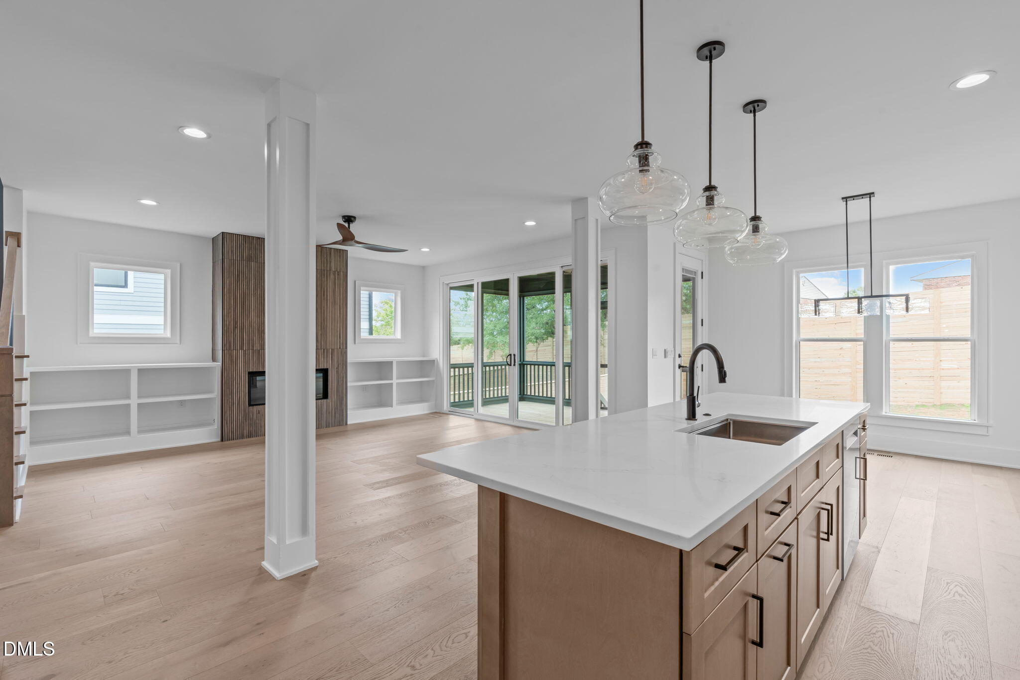 1012 Addison Place Raleigh, NC 27610 - Photo 10 of 56 a kitchen with stainless steel appliances granite countertop a sink a refrigerator and a window