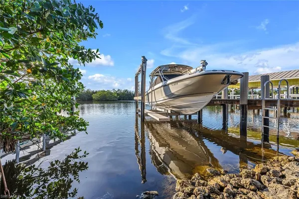 a view of a house with a lake view