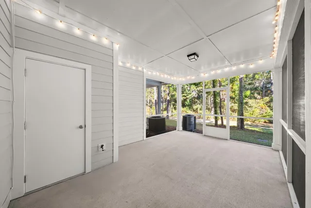 a view of outdoor space with sign board