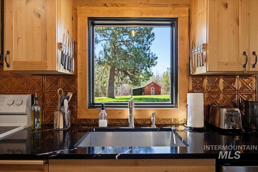 143 East Lk Frk Road McCall, ID 83638 - Photo 11 of 49 View out kitchen sink window