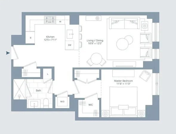 a picture of a bathroom with a window