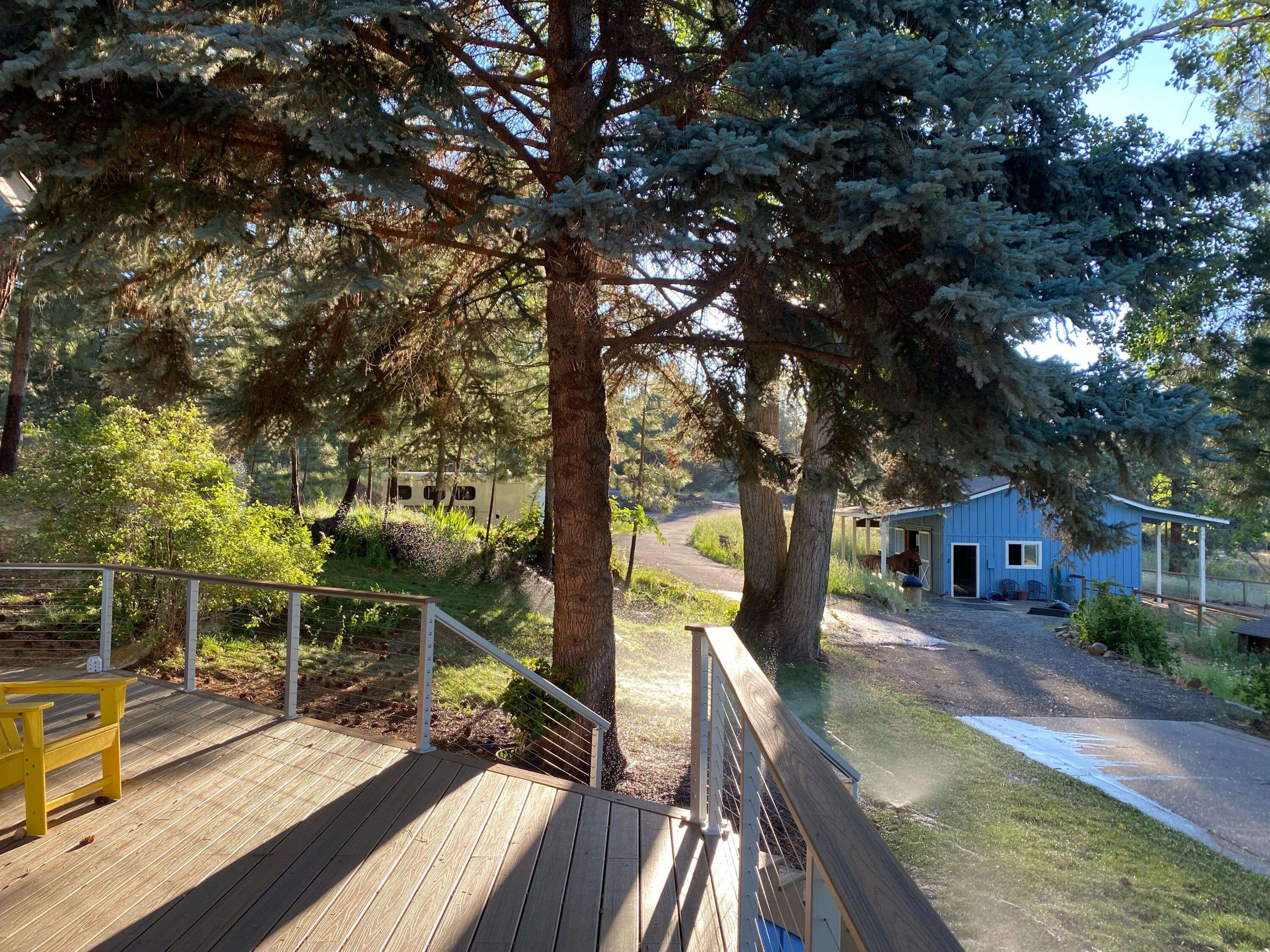 60400 Woodside Road Bend, OR 97702 - Photo 25 of 42 View from House to the Barn