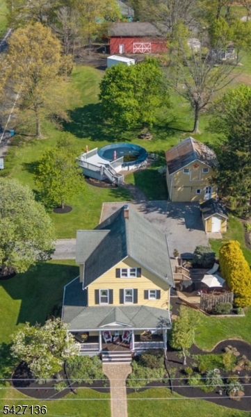 272 Skillman Road Skillman, NJ 08558 - Photo 44 of 49 an aerial view of house with yard swimming pool and outdoor seating