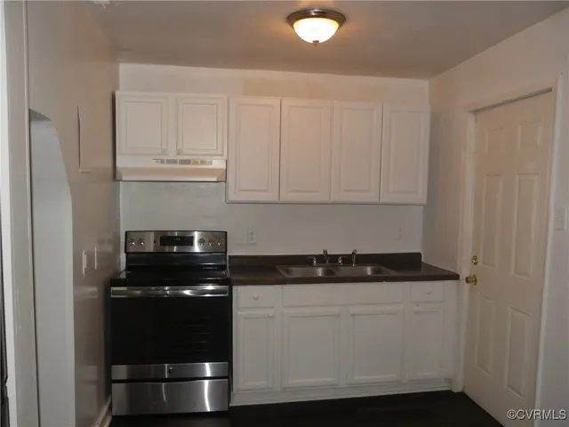 a close view of kitchen appliances