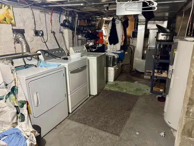 a view of storage and utility room