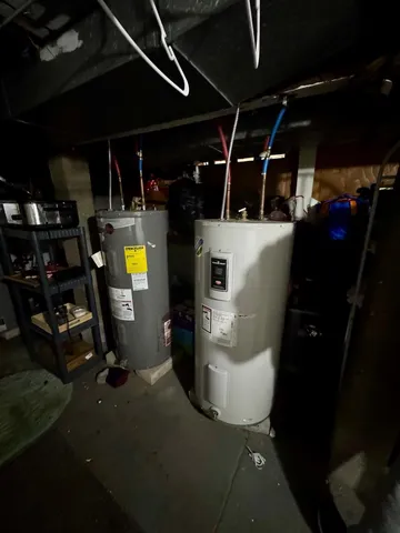 a view of a storage room