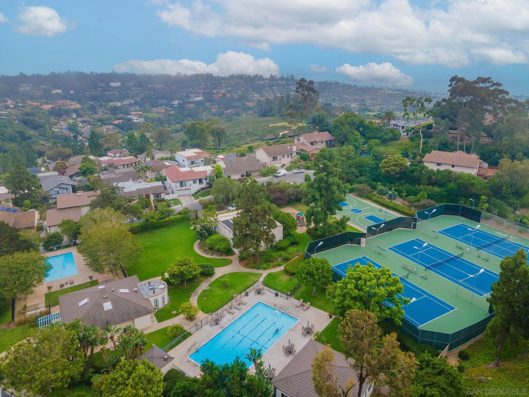 1863 Caminito Quintero La Jolla, CA 92037 - Photo 23 of 27 an aerial view of residential houses with outdoor space and street view
