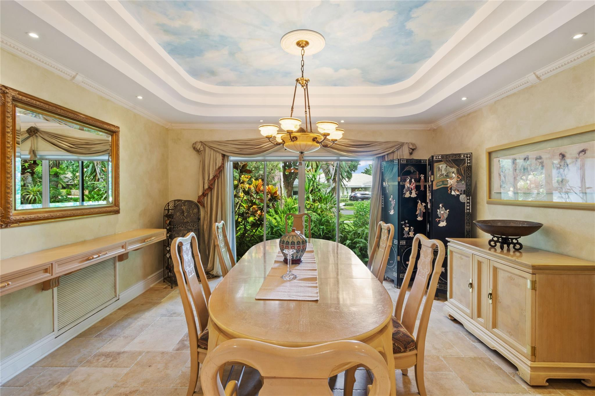 6832 Viento Way Boca Raton, FL 33433 - Photo 11 of 31 a view of a dining room with furniture window and outside view