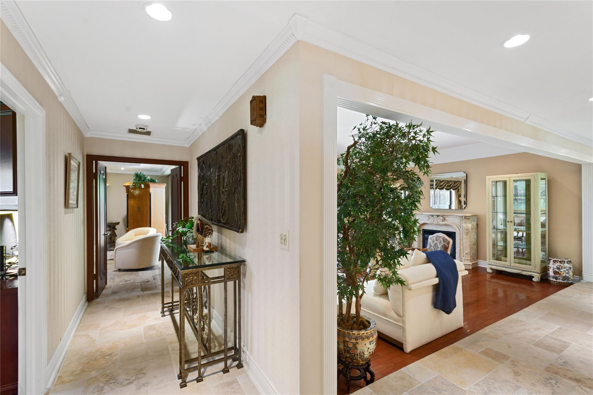 6832 Viento Way Boca Raton, FL 33433 - Photo 18 of 31 a view of a livingroom with furniture and hardwood floor